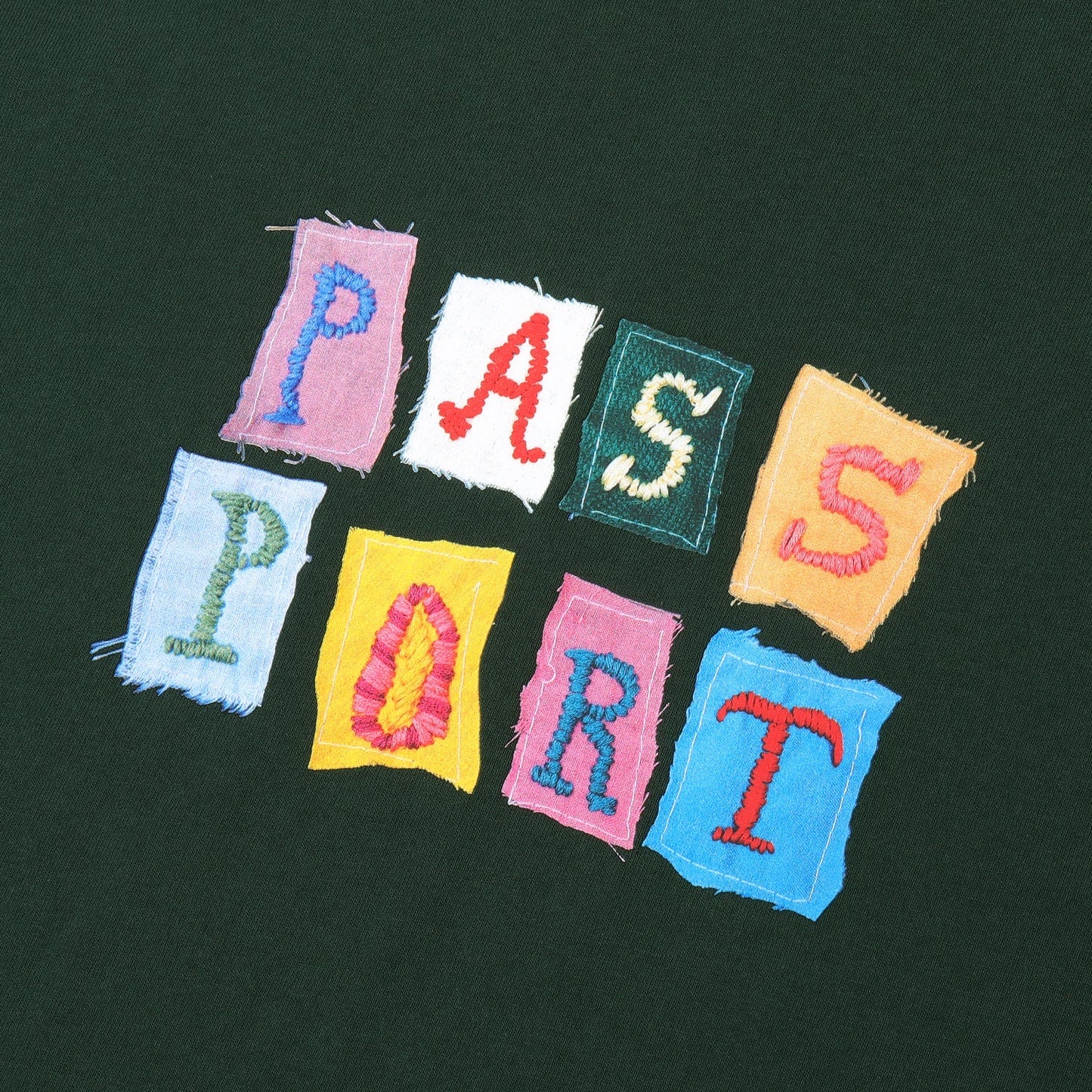 PASS~PORT PATCHWORK T-SHIRT