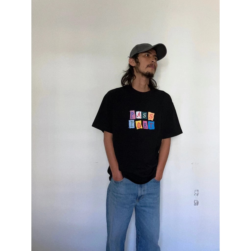 PASS~PORT GX1000 PATCHWORK T-SHIRT