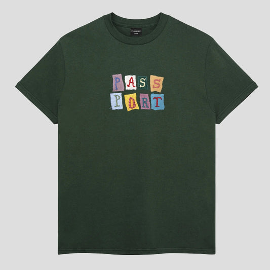 PASS~PORT PATCHWORK T-SHIRT