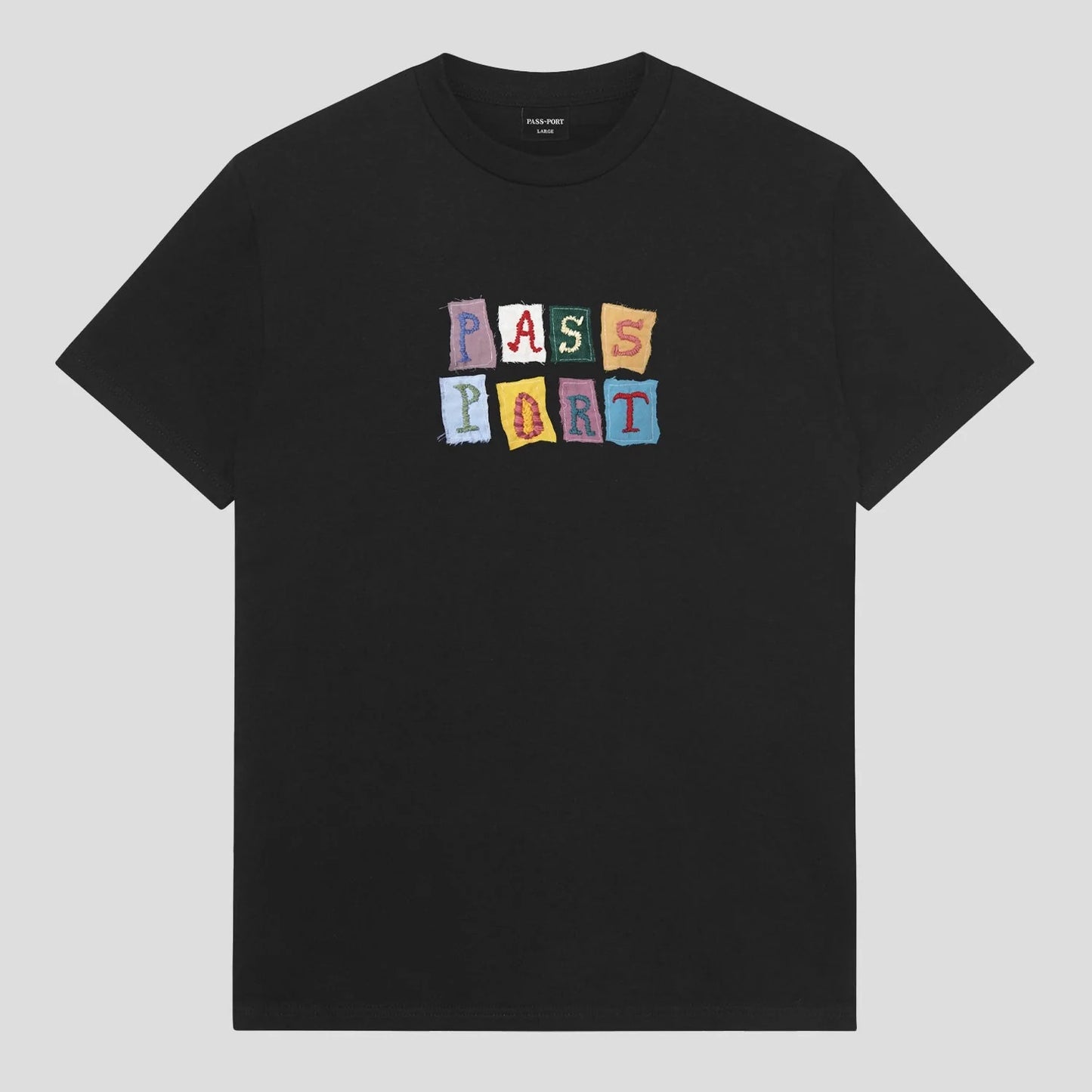 PASS~PORT GX1000 PATCHWORK T-SHIRT